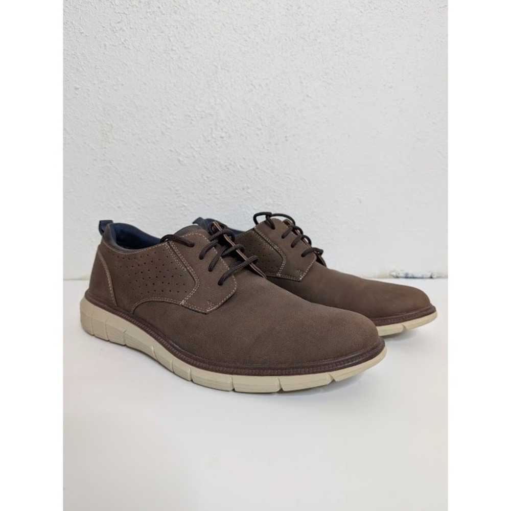 Dockers Men's Brown Casual Office Oxford Shoes Size‎ 9M Comfort Dress Lace Up